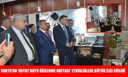 Hayat Boyu Öğrenme Haftası:  Varto Halk Eğitimi Merkezi kursiyerleri eserlerini sergiledi