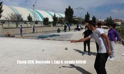 Elazığ GSK Bocce Takımı Sezonu 4. Sırada Tamamladı