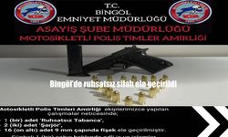 Bingöl'de Polis Uygulamasında Ruhsatsız Tabanca Ele Geçirildi