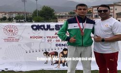 Erzincanlı Atlet Görkem Efe Tan, Türkiye Üçüncüsü Olarak Büyük Başarıya İmza Attı