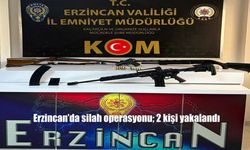 Erzincan’da Silah Kaçakçılığına Yönelik Operasyon: 2 Kişi Tutuklandı