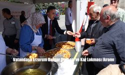 Yakutiye Meydanı’nda Erzurum’un Geleneksel Tatlarıyla Buluşma