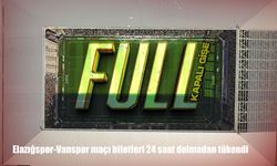 Elazığspor-Vanspor FK Maçı Biletleri Rekor Sürede Tükendi