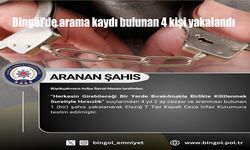 Bingöl Emniyet Müdürlüğü’nden Aranan Şahıslara Yönelik Operasyon