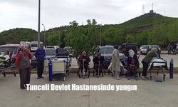 Tunceli Devlet Hastanesi’nde Çıkan Yangın Korkuya Neden Oldu