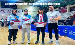 Bitlisli Öğrenciler Bilek Güreşinde Türkiye Finallerine Damga Vurmaya Hazırlanıyor