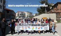 Ahlat’ta Engelliler Haftası’na Özel Farkındalık Yürüyüşü Düzenlendi