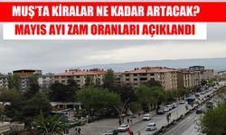 Mayıs ayı kira artış oranı belli oldu: Muş’ta kiralar ne kadar artacak?
