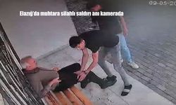 Elazığ’da Muhtara Silahlı Saldırı Güvenlik Kamerasına Yansıdı