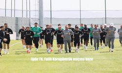 Iğdır FK, Fatih Karagümrük Maçı İçin Hazırlıklarını Tamamladı