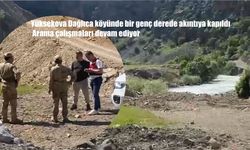 Yüksekova Dağlıca Köyü'nde Akıntıya Kapılan Genç İçin Hızla Başlatılan Arama Çalışmaları