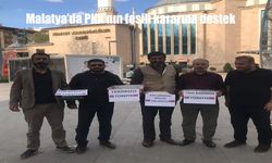 Malatya'da Esnafın Barışa Desteği Meydanlarda Karşılık Buldu