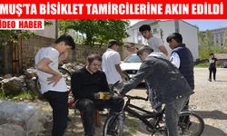 Muş’ta bisiklet tamircilerinin yoğun mesaisi başladı