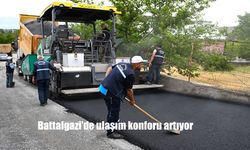 Battalgazi Belediyesi Asfalt Çalışmalarıyla Ulaşımı Kolaylaştırıyor