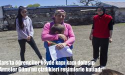 Minik Kalplerden Büyük Sevgiler: Köyde Kapı Kapı Gezip Anneler Günü’nü Kutladılar