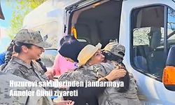 Yaşlılar, Jandarma Personeline El Emeği Hediyelerle Teşekkür Etti