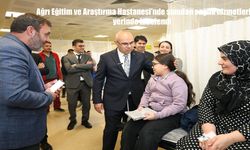 Vali Mustafa Koç, Ağrı Eğitim ve Araştırma Hastanesi'nde Sağlık Hizmetlerini Yerinde Denetledi
