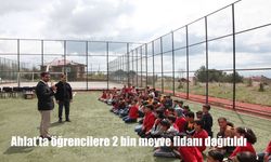 Ahlat’ta Öğrencilere 2 Bin Meyve Fidanı Dağıtıldı: “Her Çocuk Bir Fidandır” Projesiyle Geleceğe Nefes