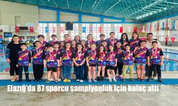 Elazığ’da 87 Sporcu Şampiyonluk İçin Kulaç Attı: Paletli Yüzme İl Şampiyonası Büyük Heyecan Yarattı