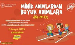 Muş’ta minik adımlardan büyük adımlara çocuk atletizm şöleni başlıyor