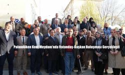Palandöken Kent Meydanı’nda Vatandaş-Başkan Buluşması Gerçekleşti