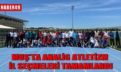 Muş’ta ANALİG atletizm il seçmeleri tamamlandı: Genç atletler, il birinciliği için yarıştı