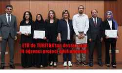 Erzurum Teknik Üniversitesi’nde bilimsel proje başarısı: 74 öğrenci ekibi ödül aldı