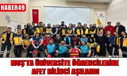 Muş'ta üniversite öğrencilerine ‘afet yönetimi ve UMKE’nin önemi anlatıldı