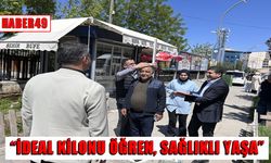 Muş’ta sağlıklı yaşam için boy ve kilolar ölçülüyor