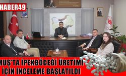 Muş'ta ipekböceği yetiştiriciliği için ilk adım atıldı