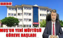 Muş'un yeni müftüsü İbrahim Yavuz görevine başladı