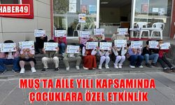 Muş’ta sosyal destek alan çocuklara özel etkinlik