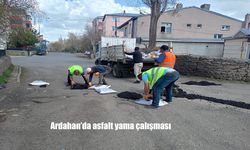 Ardahan'da Bozulan Yollar Yenileniyor: Kongre Caddesi'nde Asfalt Yama Mesaisi