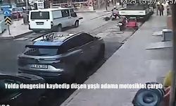 Elazığ’da Yaşlı Adama Motosiklet Çarptı: Güvenlik Kamerasına Yansıyan Kaza Anı