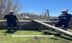 Erzurum Karayazı’da Hortum ve Fırtına Felaketi: Enerji Hatları Yerle Bir Oldu