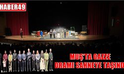 Gazze’deki insanlık dramı Muş’ta sahnelendi