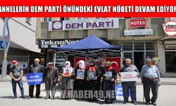 Muş’ta anneler evlat nöbetine devam ediyor