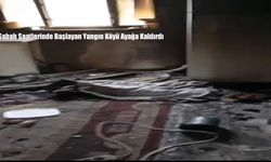 Sabah Saatlerinde Başlayan Yangın Köyü Ayağa Kaldırdı