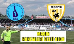 Muşspor’un play-off 2. tur maçı hakemler belli oldu