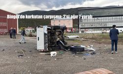 Bingöl’de korkutan çarpışma: 2’si ağır 7 yaralı