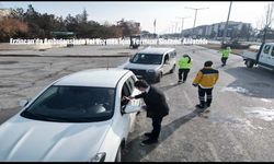 Erzincan’da Ambulanslara Yol Vermek İçin ‘Fermuar Sistemi’ Anlatıldı