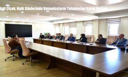 Vali Çiçek, Halk Günlerinde Vatandaşların Taleplerine Kulak Veriyor
