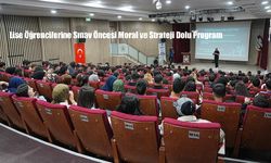 Lise Öğrencilerine Sınav Öncesi Moral ve Strateji Dolu Program