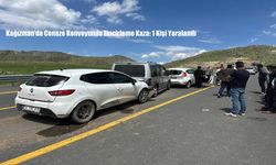 Kağızman’da Cenaze Konvoyunda Zincirleme Kaza: 1 Kişi Yaralandı