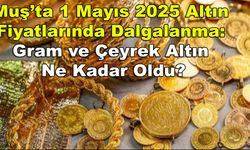 Muş’ta 1 Mayıs 2025 Altın Fiyatlarında Dalgalanma: Gram ve Çeyrek Altın Ne Kadar Oldu?