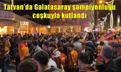 Tatvan’da Galatasaray’ın şampiyonluk coşkusu sokaklara sığmadı