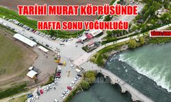 Muş’un tarihi Murat Köprüsü’nde hafta sonu yoğunluğu