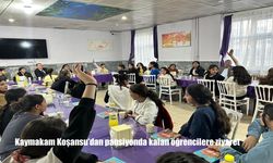 Kaymakam Koşansu'dan pansiyonda kalan öğrencilere ziyaret