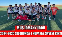 Muş İdmanyurdu’ndan tarihi başarı: Bir sezonda 4 şampiyonluk