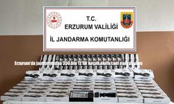 Erzurum’da jandarmadan 350 bin TL’lik kaçak akıllı saat operasyonu